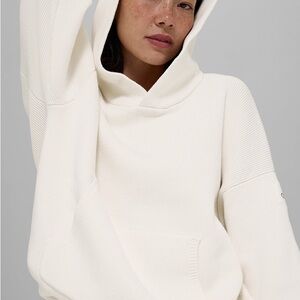 ALO Yoga Cream Hooded Sweatshirt